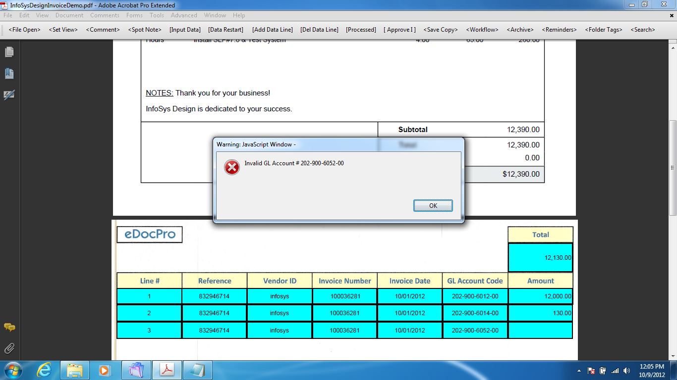 Paperless Office Data Input Workflow